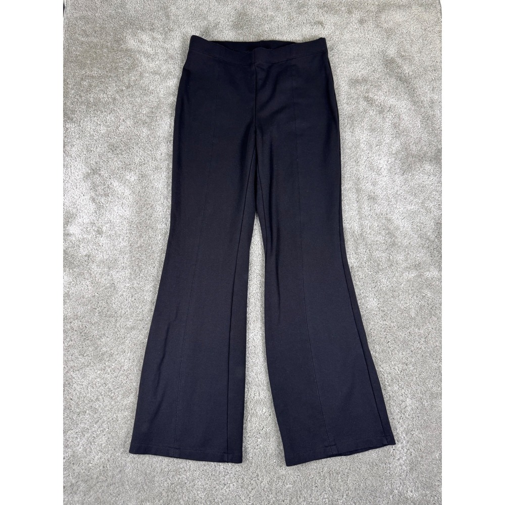 Truth by Republic Womens Black Flare Leg Ponte Knit Pull On Pants Size XS